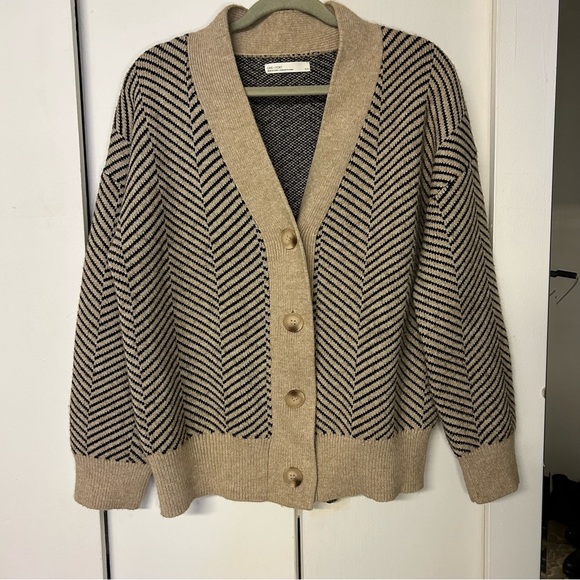 OAK + FORT Sweaters - Herringbone OAK + FORT Cardigan